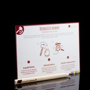 Der kreative Hammer - Methodenkarte für Innovationsworkshops online bestellen