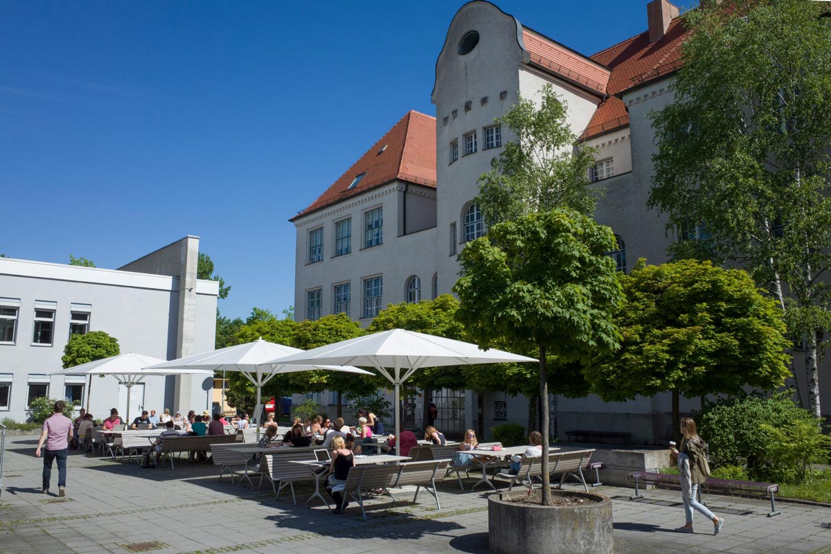 Außenanlage Campus München Pasing